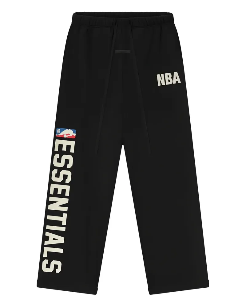 Fear of God logo graphic trousers - Schwarz Schwarz