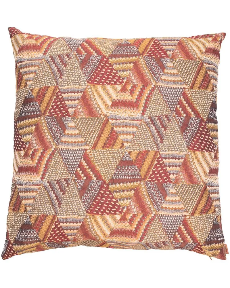 Missoni Home Geometrisch gemustertes Berkeley Kissen - Rot Rot