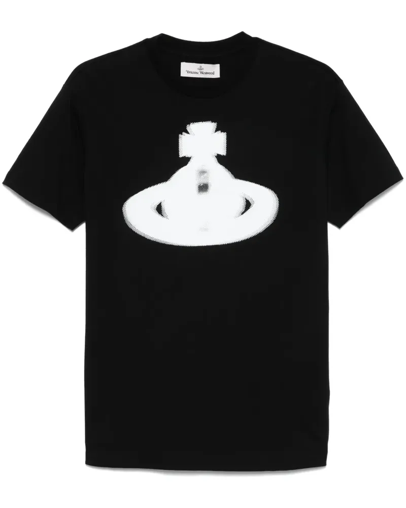 Vivienne Westwood Halftone Orb T-Shirt - Schwarz Schwarz