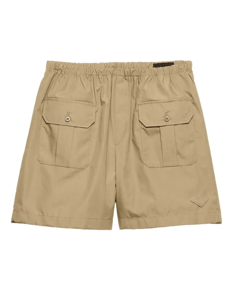 Prada Cargo-Shorts mit Stretchbund - Nude Nude