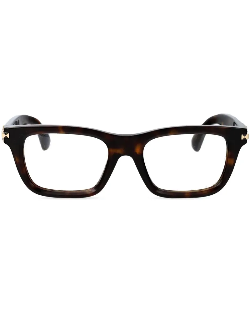 Burberry Brille mit eckigem Gestell - Braun Braun