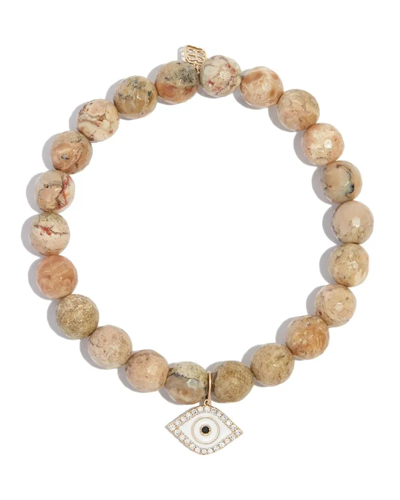 Sydney Evan Opal-Armband mit 14kt Gelbgold und Diamanten Gold