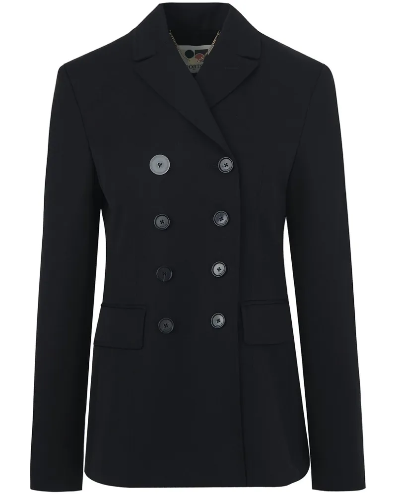 Ports 1961 Doppelreihiges Sakko - Schwarz Schwarz