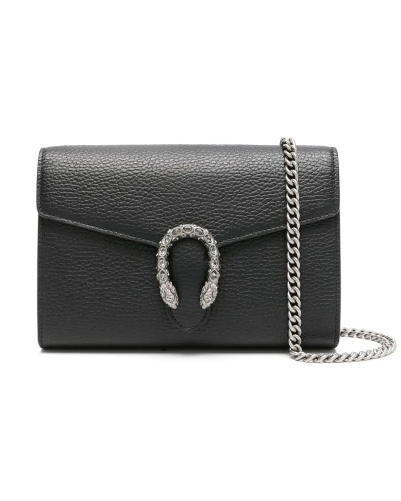 Gucci Mini Dionysus Portemonnaie mit Kettenriemen - Schwarz Schwarz