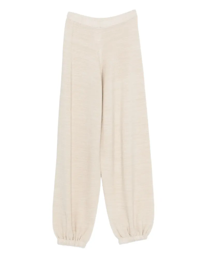 Fabiana Filippi elasticated-waistband trousers - Nude Nude