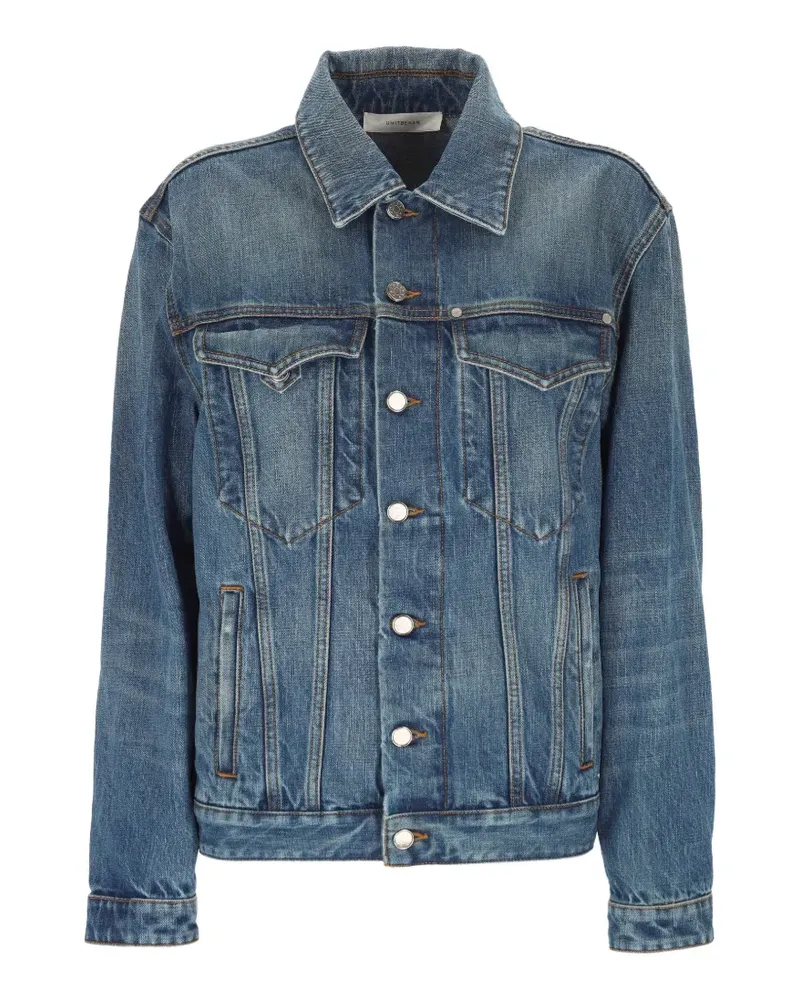 Umit Benan Ausgeblichene Jeansjacke - Blau Blau