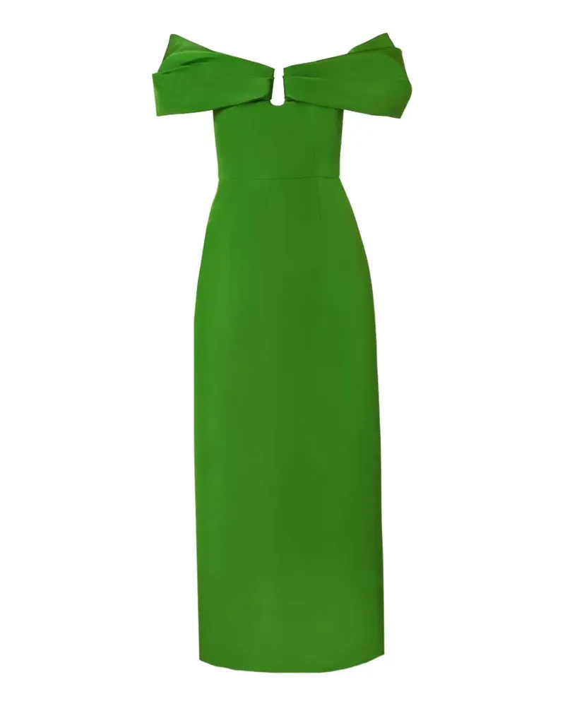 Carolina Herrera New York off-shoulder maxi dress - Grün Grün