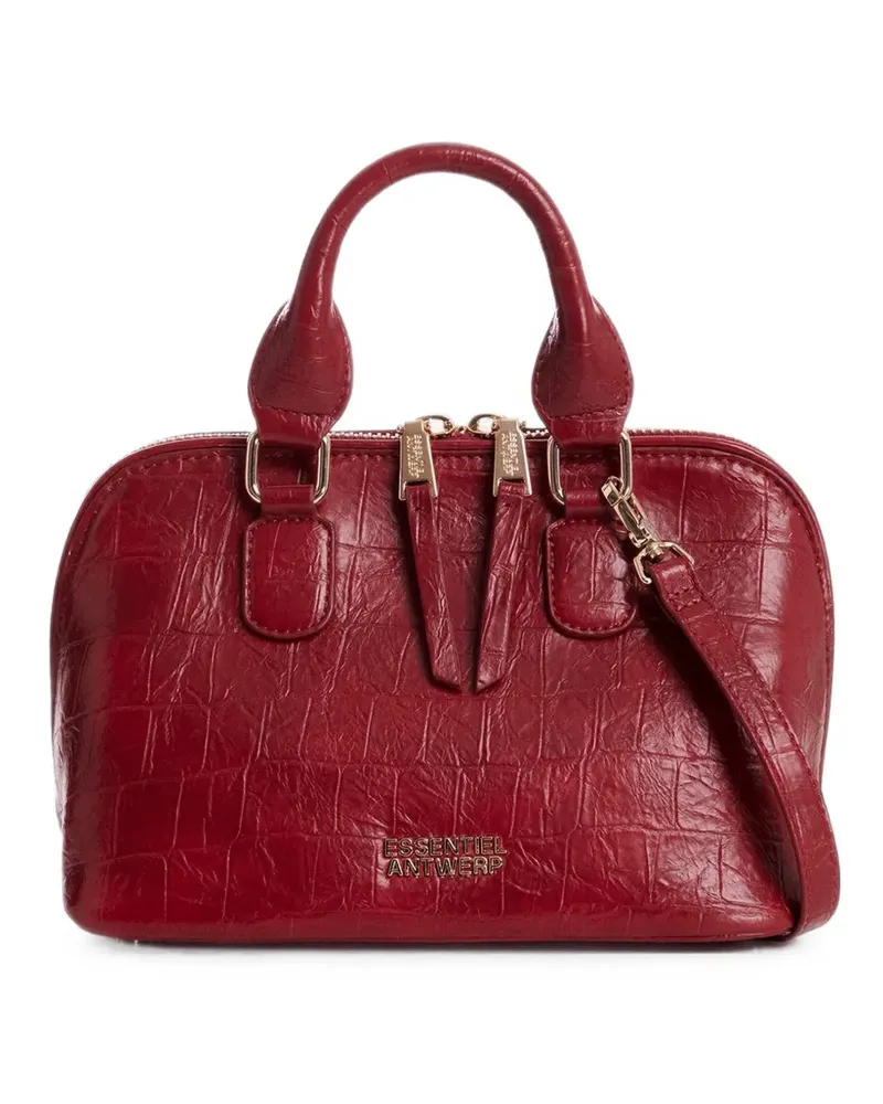 Essentiel Kamilla Mini-Tasche mit Kroko-Effekt - Rot Rot