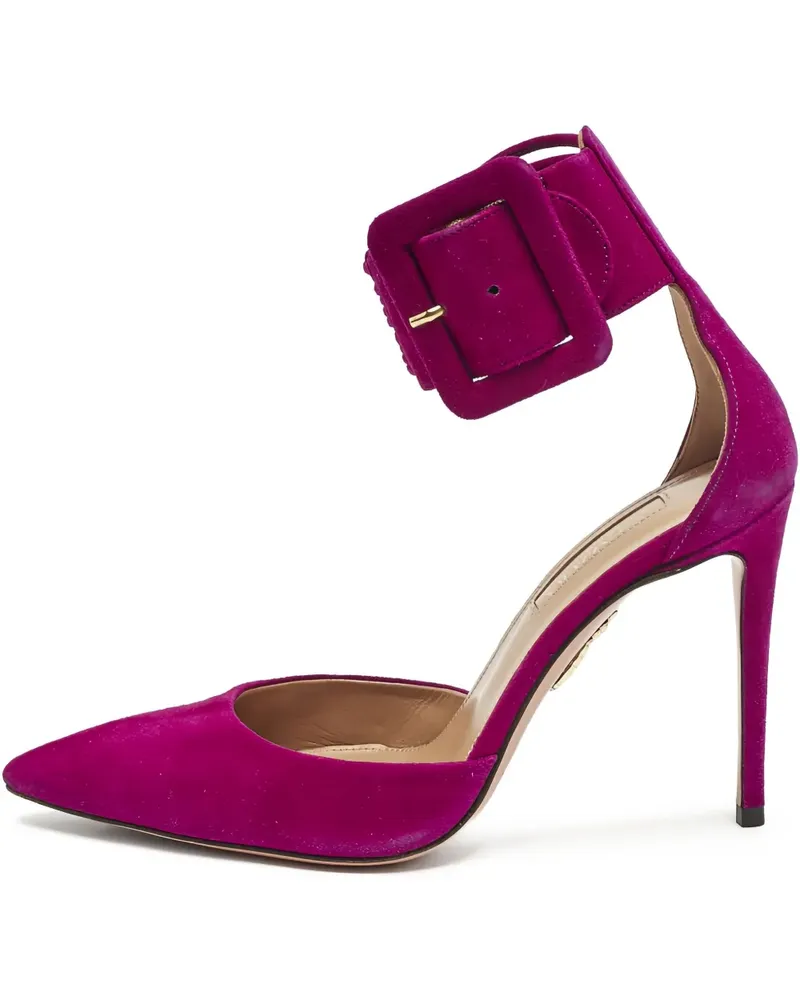 Aquazzura Pumps mit Schnalle 100mm - Rosa Rosa