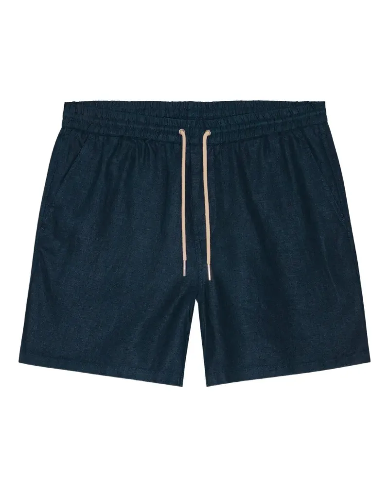 NN 07 Badeshorts mit Kordelzug - Blau Blau