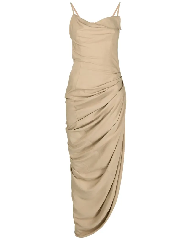 Jacquemus La Robe Saudade Maxikleid - Nude Nude