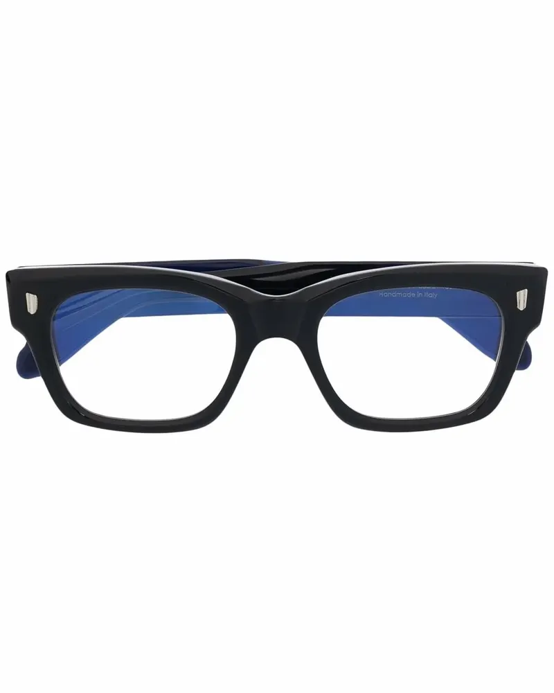Cutler and Gross Eckige 1391 Brille - Schwarz Schwarz