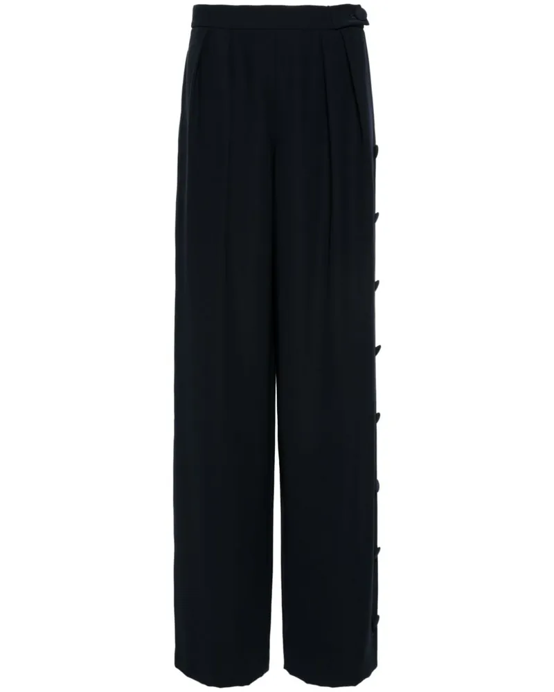 Emporio Armani Klassische Palazzohose - Blau Blau