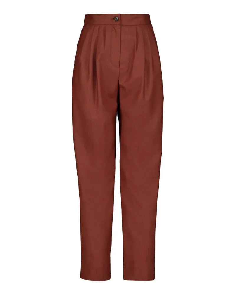 Blazé Milano Patea pleated trousers - Braun Braun