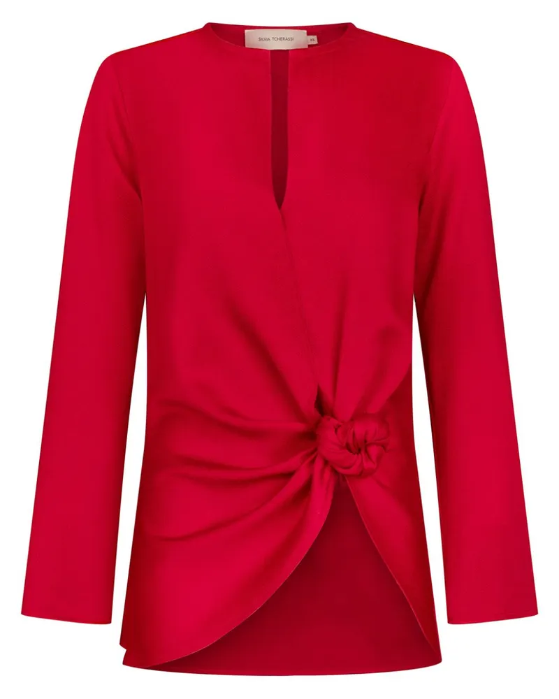 Silvia Tcherassi Tayra Bluse - Rot Rot