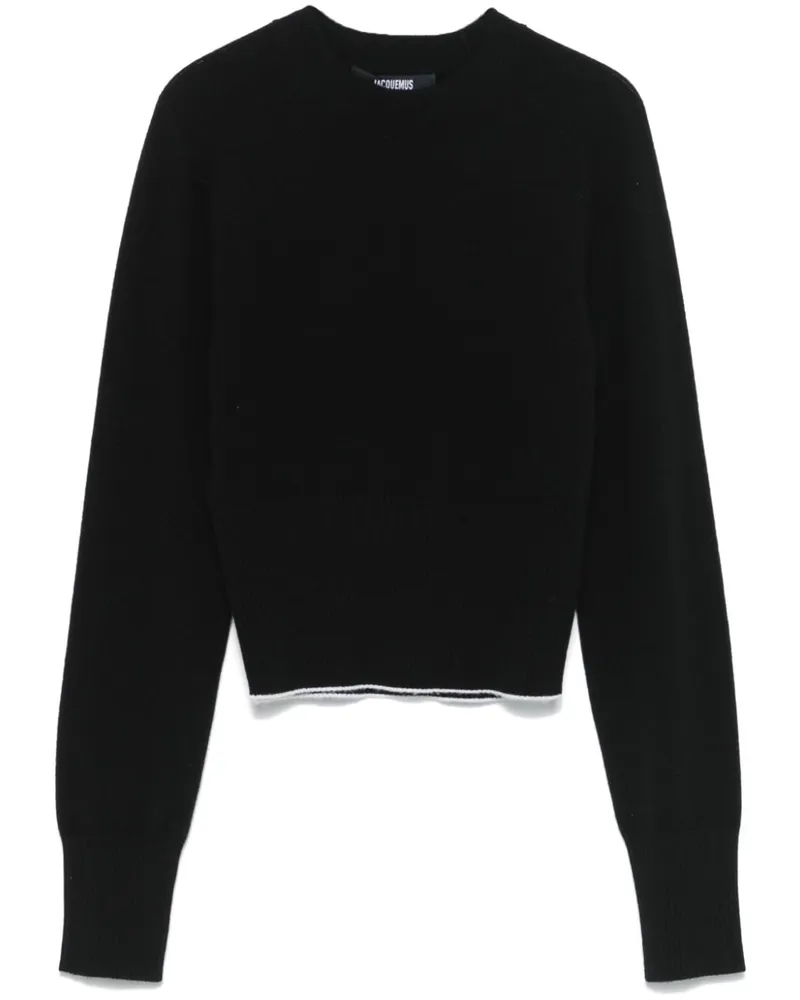 Jacquemus La Maille Soglia Pullover - Schwarz Schwarz