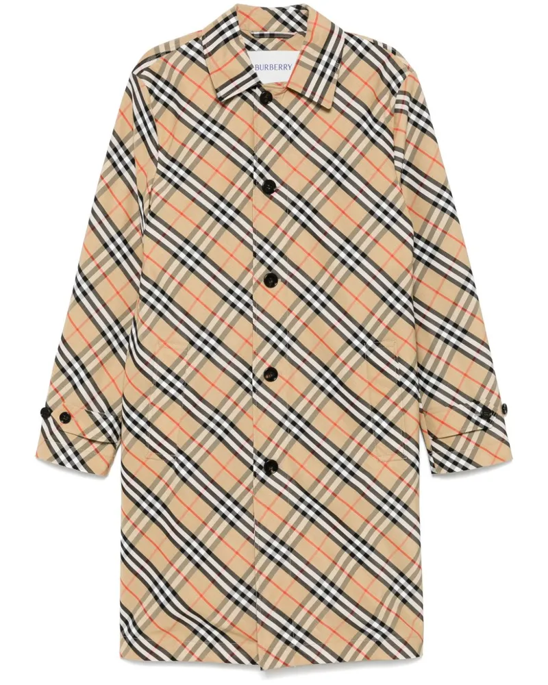 Burberry Mantel mit Vintage-Check - Nude Nude