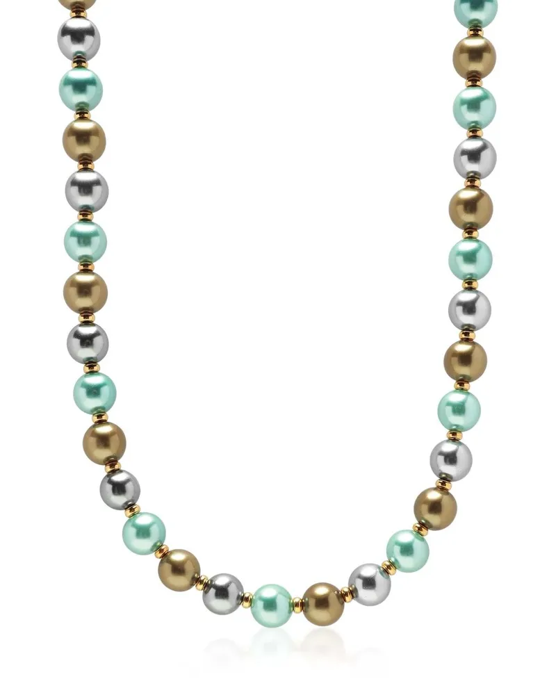 Nialaya Halskette mit Perlen - Gold Gold