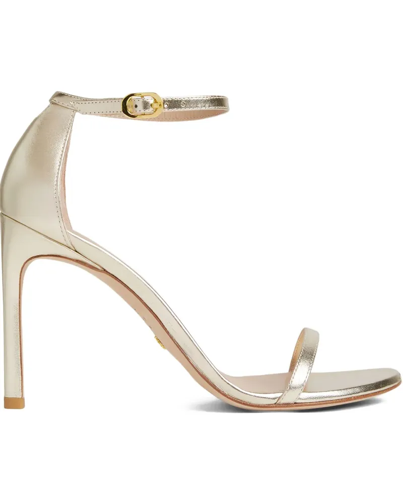 Stuart Weitzman Nudistsong Sandalen mit Riemen 105mm - Gold Gold