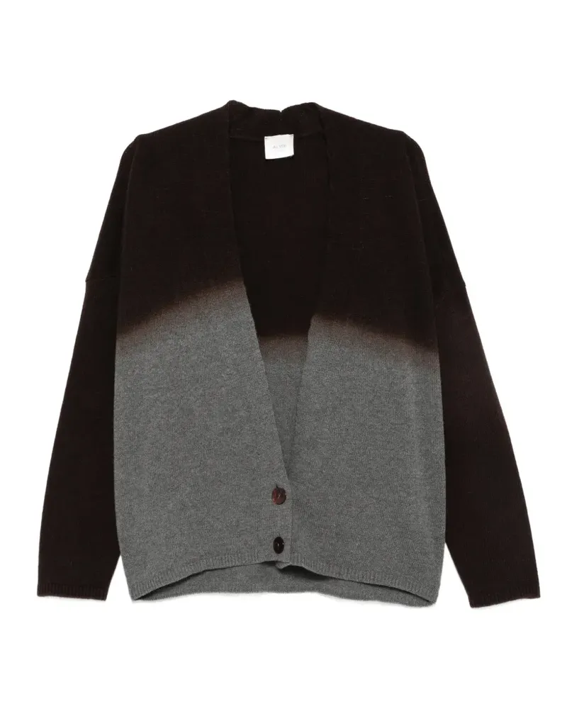 ALYSI Cardigan mit Farbverlauf - Braun Braun