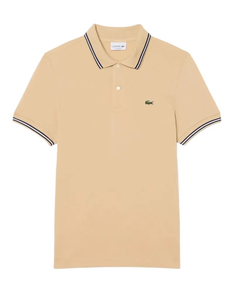 Lacoste Poloshirt mit Logo-Stickerei - Nude Nude