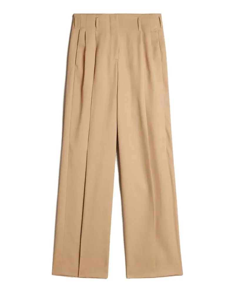 Golden Goose High-Waist-Hose mit weitem Bein - Nude Nude