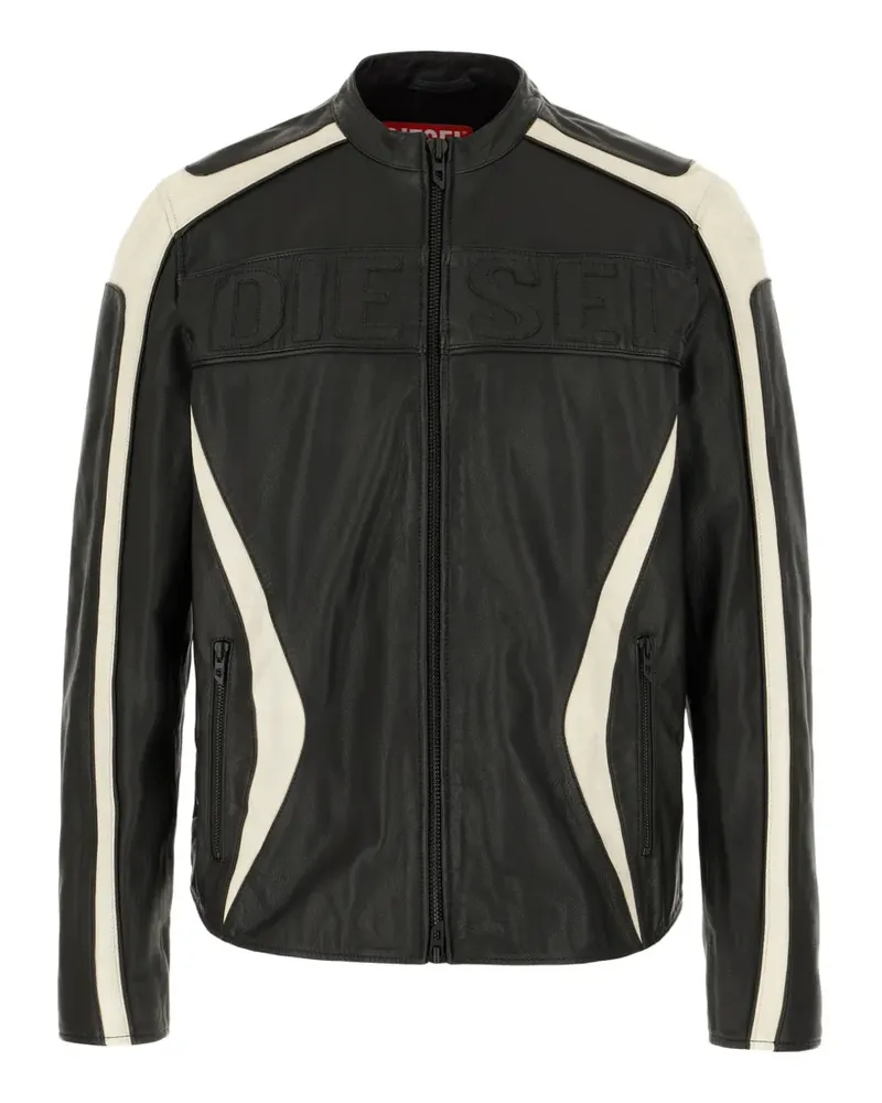 Diesel L-Adam Jacke mit Reißverschluss - Schwarz Schwarz