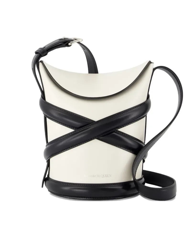 Alexander McQueen The Curve Beuteltasche - Nude Nude