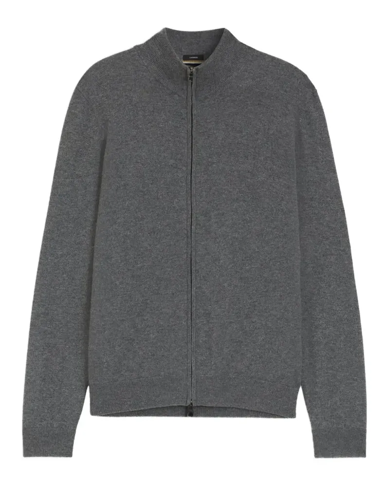HUGO BOSS zip-fastening cardigan - Grau Grau