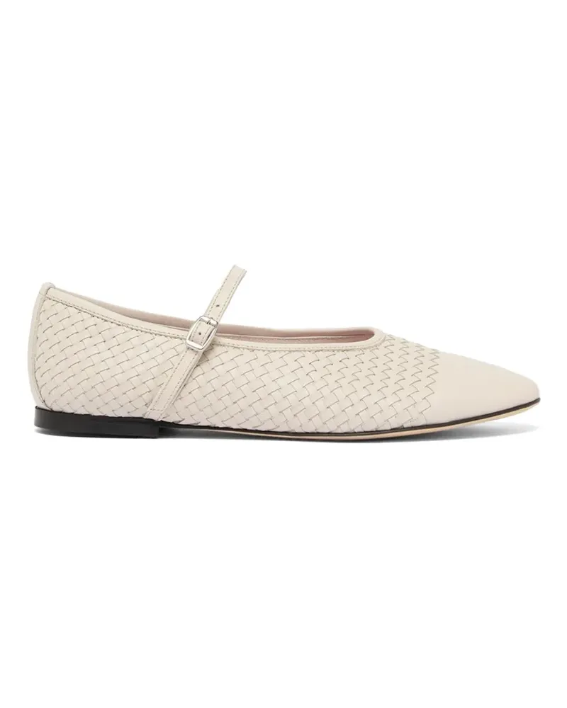 Carel Tracy Ballerinas aus geflochtenem Leder - Nude Nude