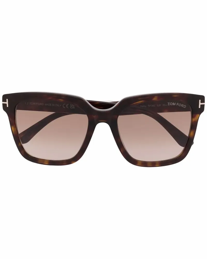 Tom Ford Sonnenbrille in Schildpattoptik - Braun Braun