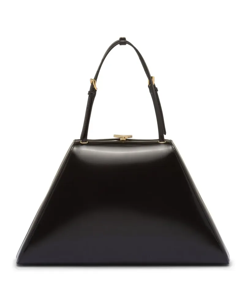 Prada Handtasche mit Logo - Schwarz Schwarz