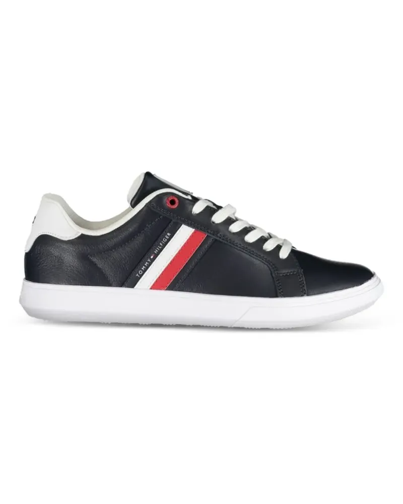 Tommy Hilfiger logo-print panelled sneakers - Blau Blau