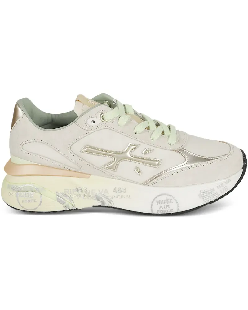 Premiata Moerun Sneakers mit Logo - Nude Nude
