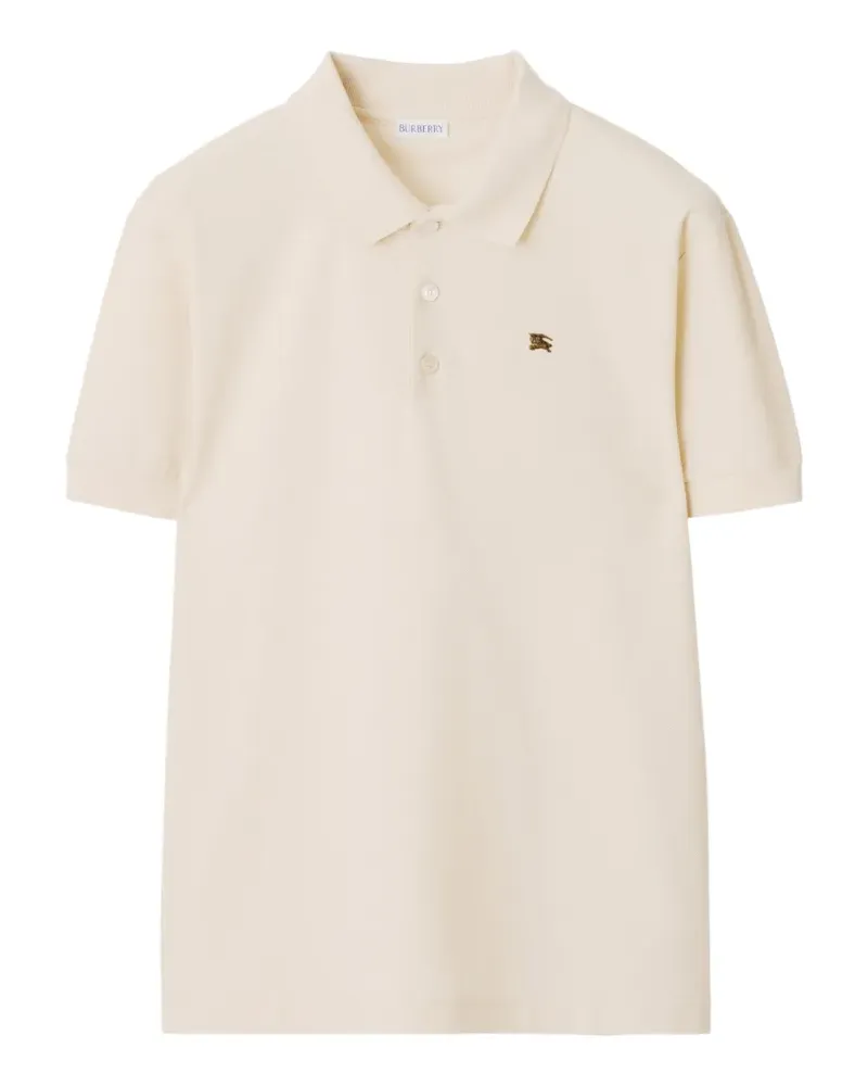 Burberry metal EKD cotton polo shirt - Nude Nude