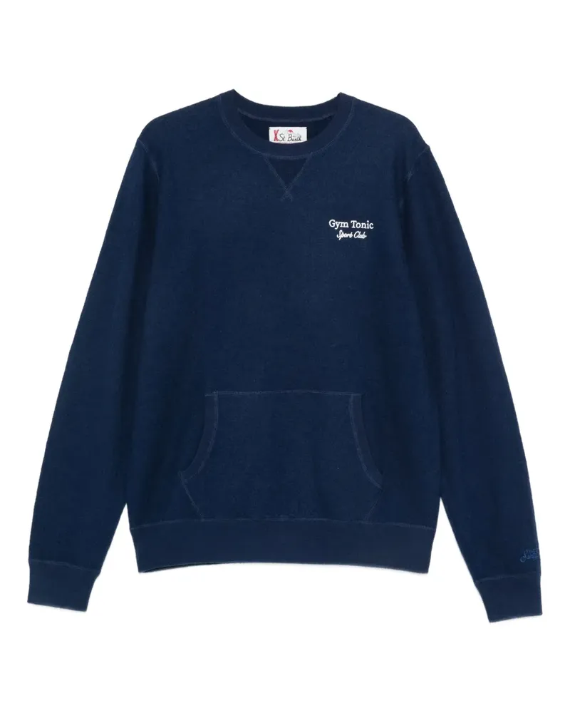MC2 Saint Barth Sweatshirt mit Tasche - Blau Blau