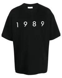 1989 STUDIO T-Shirt mit Logo-Print Schwarz