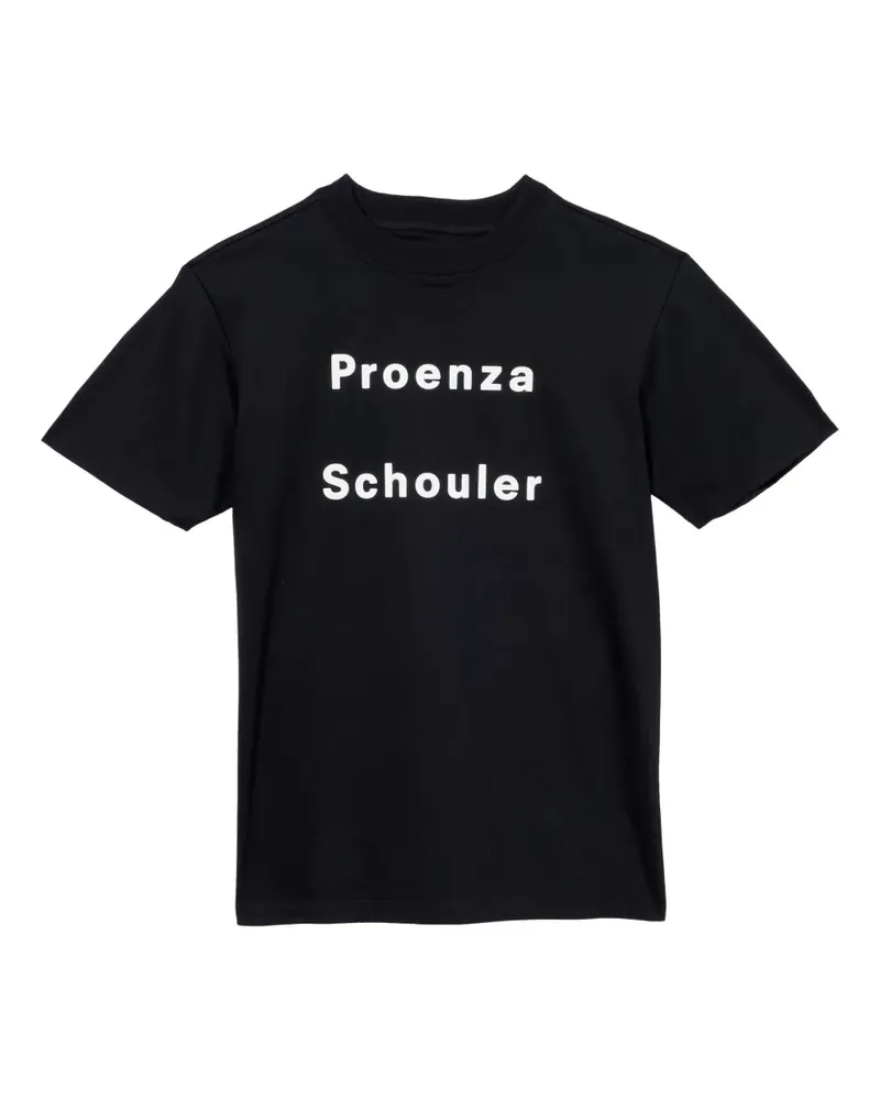 Proenza Schouler T-Shirt aus Bio-Baumwolle - Schwarz Schwarz
