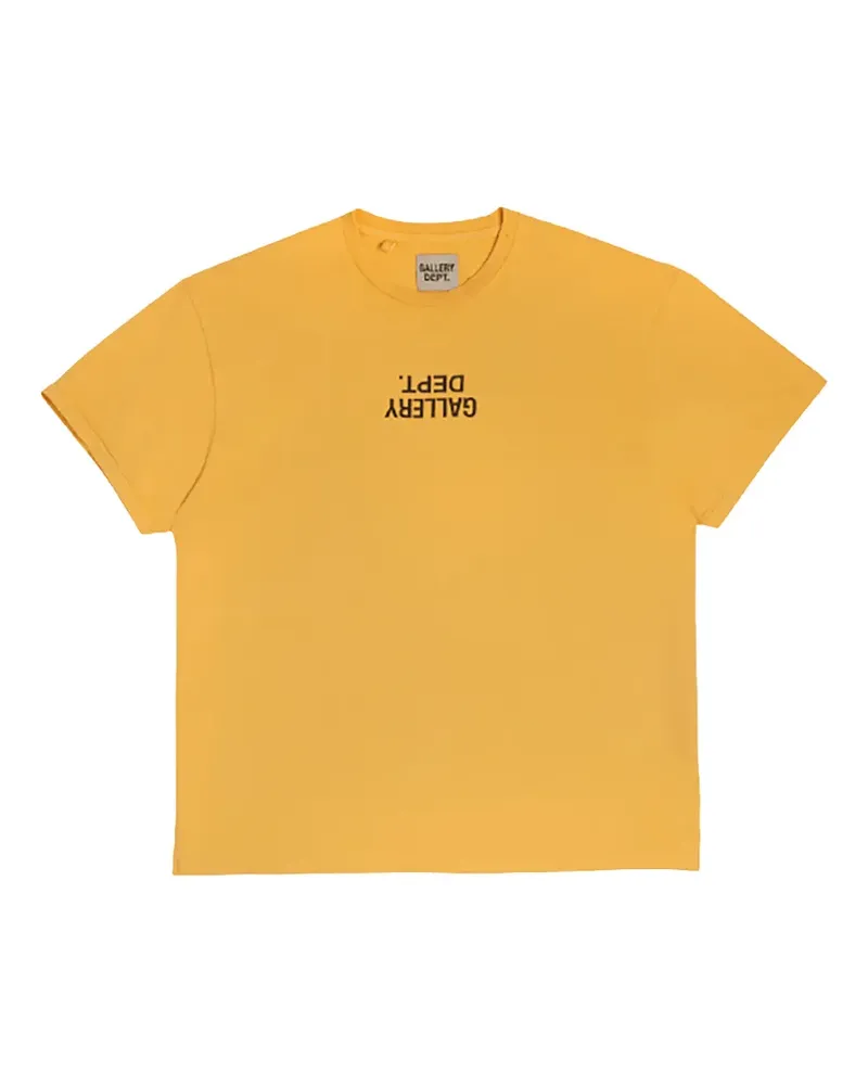 GALLERY DEPT. T-Shirt mit Logo-Print - Gelb Gelb