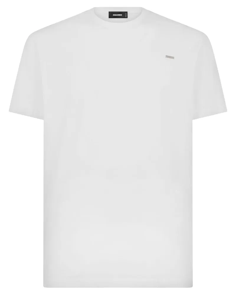 Dsquared2 T-Shirt mit rundem Ausschnitt - Weiß Weiß