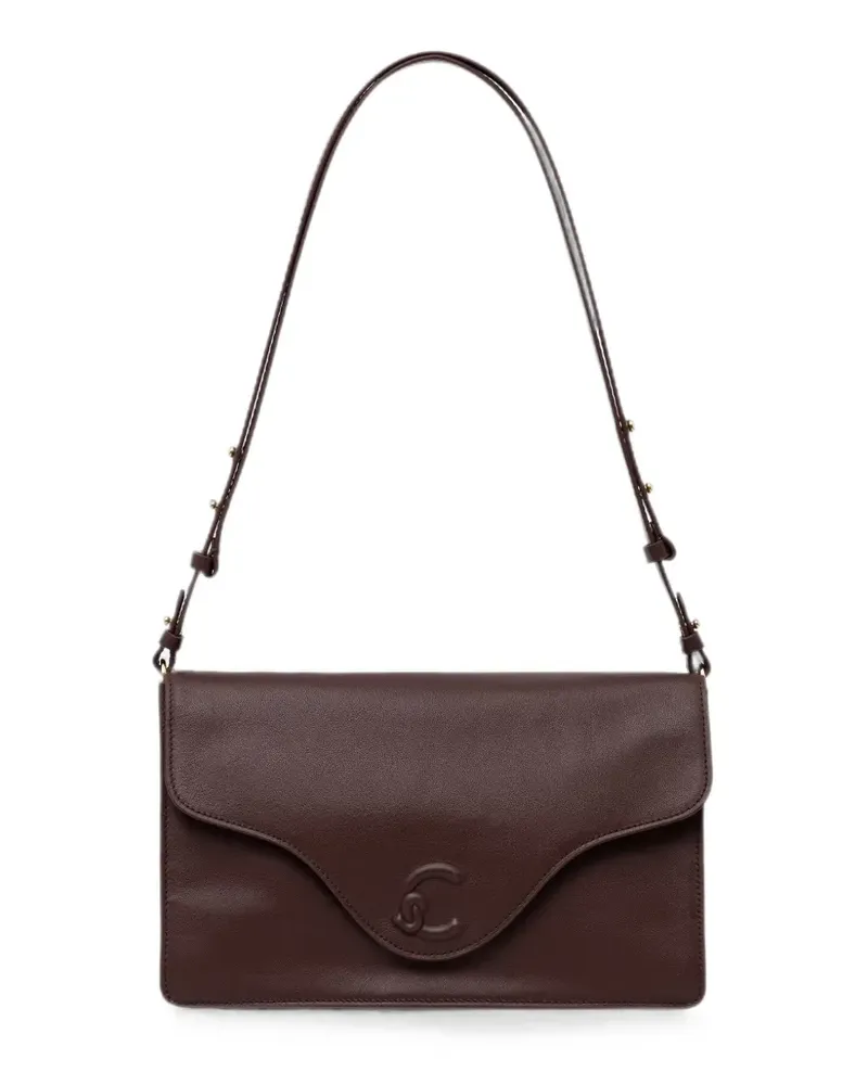 Coccinelle Shopper mit Logo-Prägung - Braun Braun