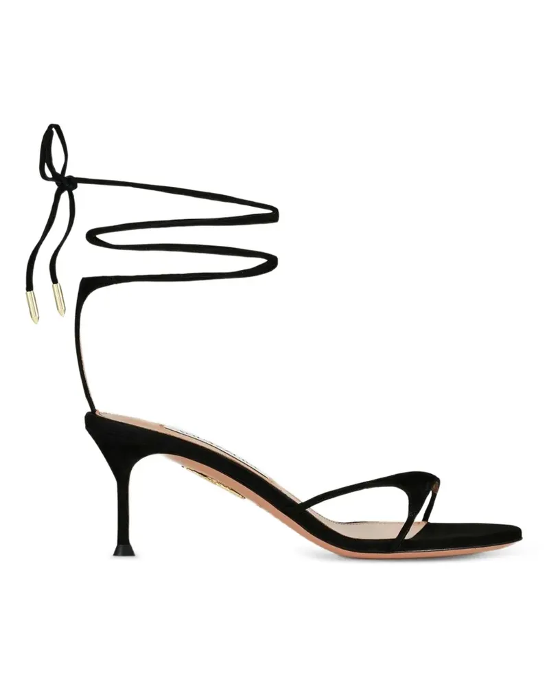 Aquazzura Bikini suede sandals - Schwarz Schwarz