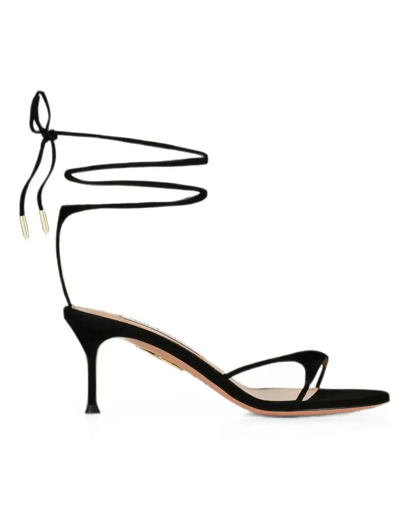 Aquazzura Bikini suede sandals - Schwarz Schwarz