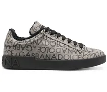 Portofino Sneakers mit Jacquard - Schwarz