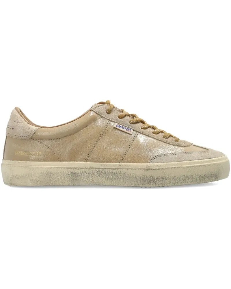 Golden Goose Soul Star lace-up trainers - Nude Nude