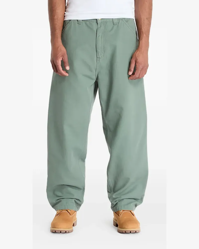 Carhartt WIP Hose mit Logo-Patch - Grün Grün