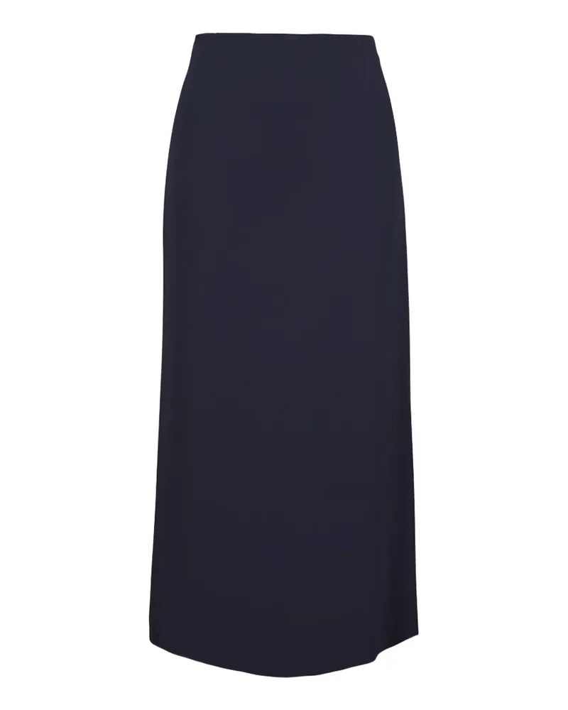 Lafayette148 rear-slit skirt - Blau Blau