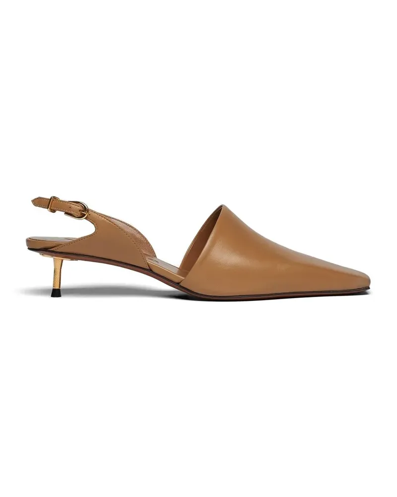 Nanushka Pumps mit eckiger Kappe - Nude Nude