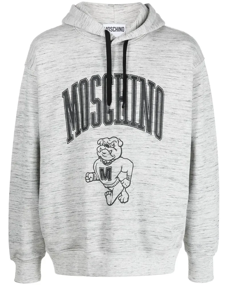 Moschino Hoodie mit Kordelzug - Grau Grau