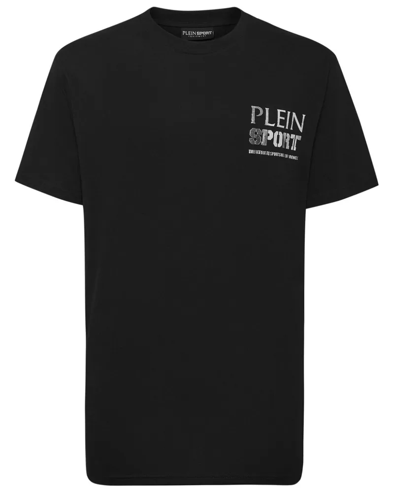Philipp Plein T-Shirt mit Tiger - Schwarz Schwarz